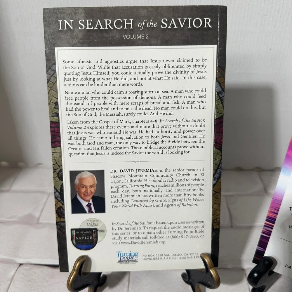 David Jeremiah‎ In Search of the Savior The Gospel of Mark Study Guide Volume 2